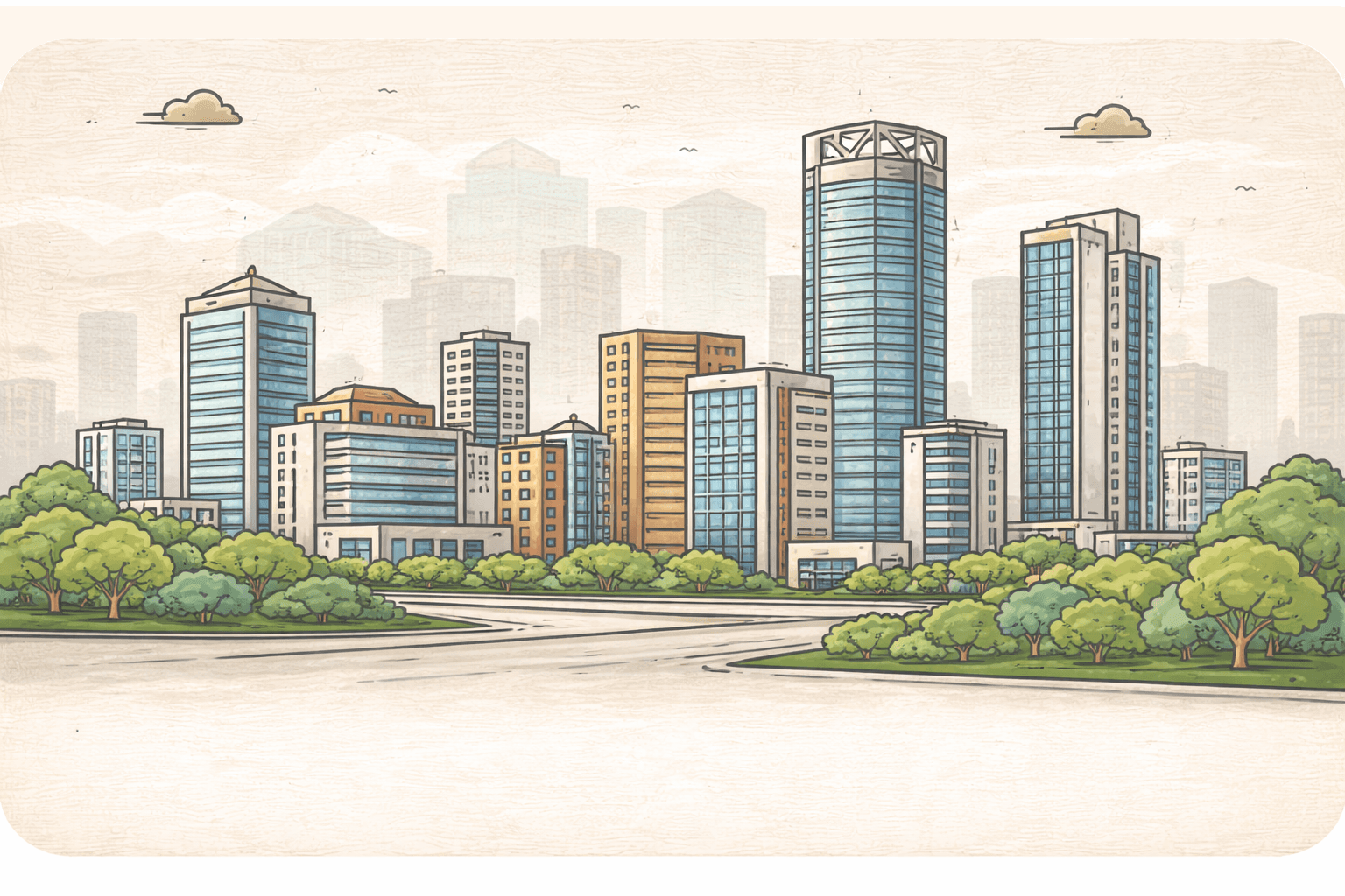 Global City illustration