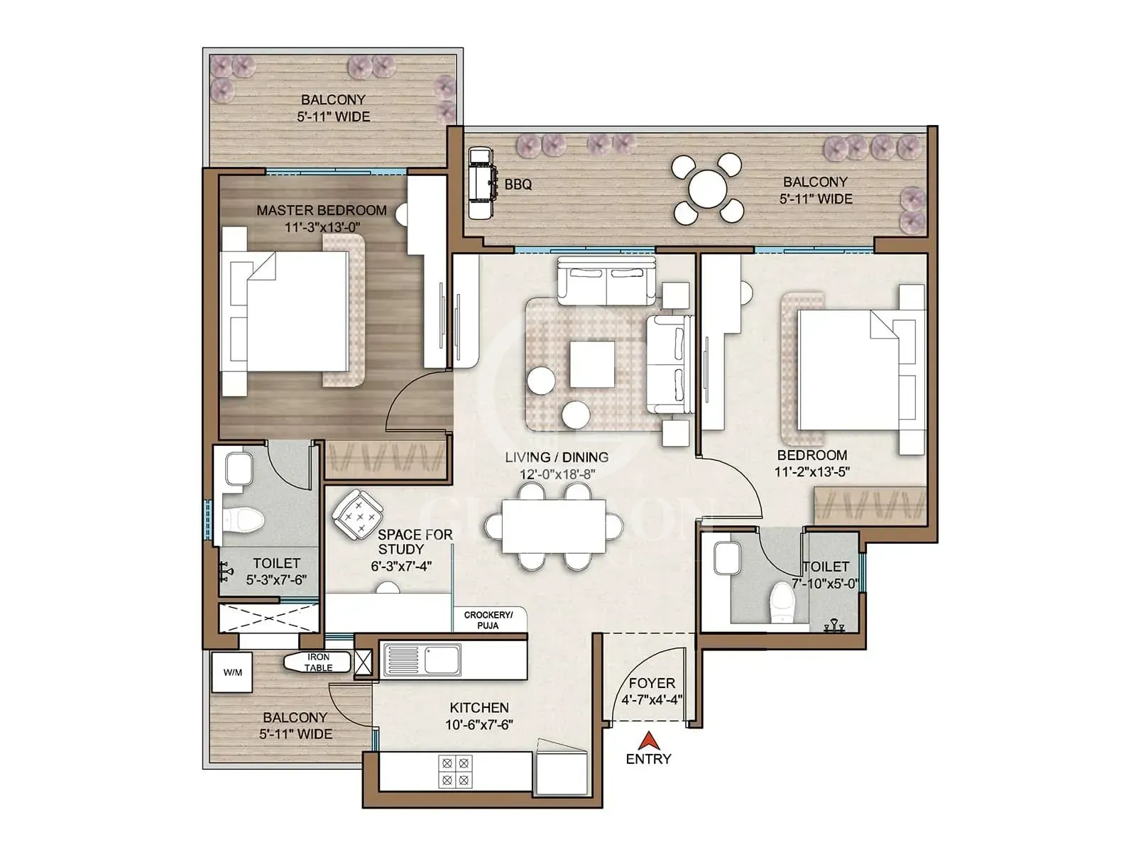 Imgi14floor Plan 20 Smart World One Dxp Gurgaon 539033912001600jpg