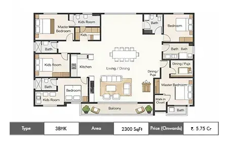 3bhk2300